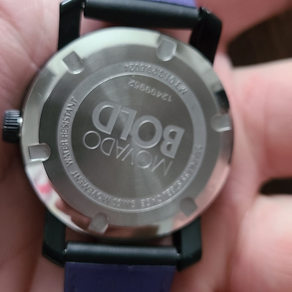 Movado bold womens watch leather band - Picture 3 of 6